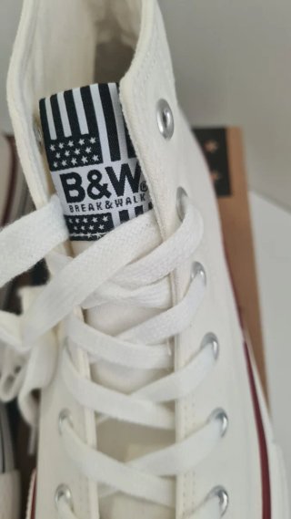 Deportivas altas Break & Walk blancas