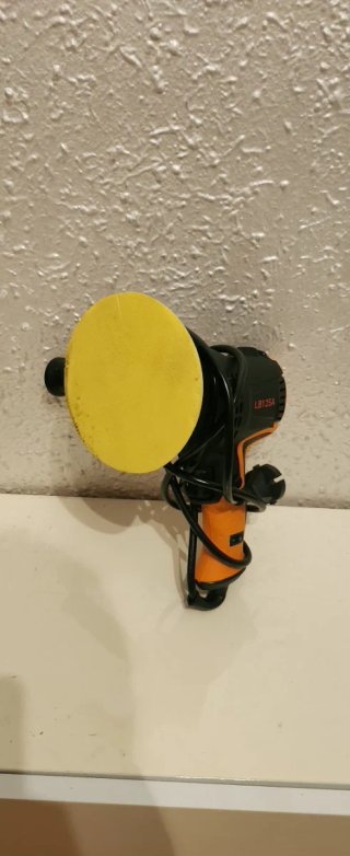 Pulidora Eléctrica Naranja y Negra
