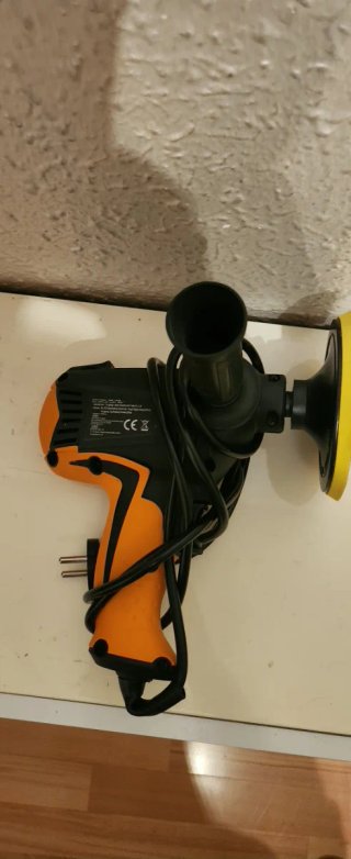 Pulidora Eléctrica Naranja y Negra