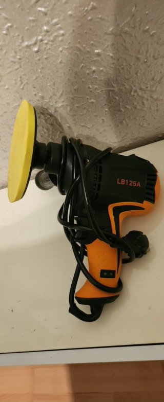 Pulidora Eléctrica Naranja y Negra