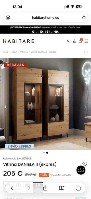 2 vetrine moderne in perfetto stato!!