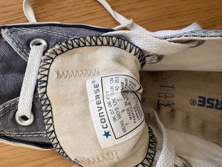 Converse All Star Bambas Azul tejano. Talla 40