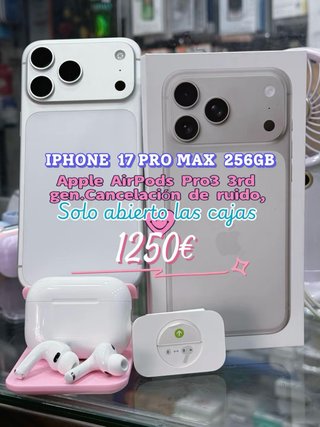 iPhone 17 Pro Max 256GB + AirPods Pro 3