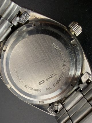 Edox automático vintage suizo día y fecha