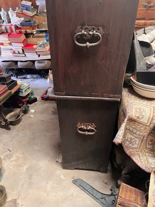 Mueble bargueño español barroco madera