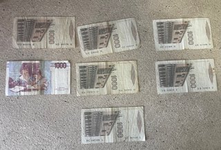 Lotto 23 banconote Lire Italiane
