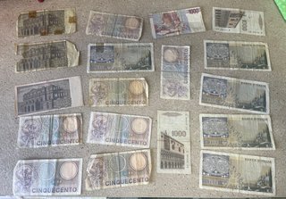 Lotto 23 banconote Lire Italiane