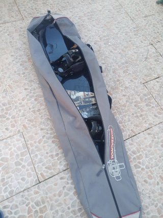 Tabla Snow Burton + Fijaciones + Funda