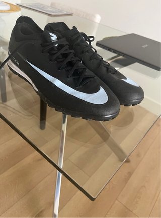 Zapatillas Futbol Nike Negras Azules Air Mercurial