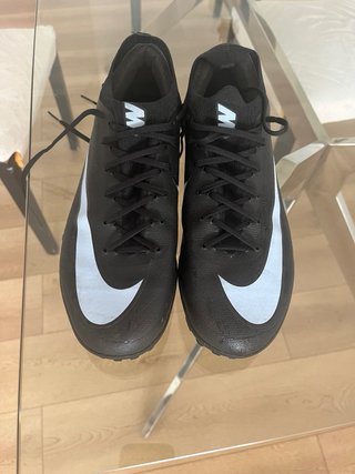 Zapatillas Futbol Nike Negras Azules Air Mercurial