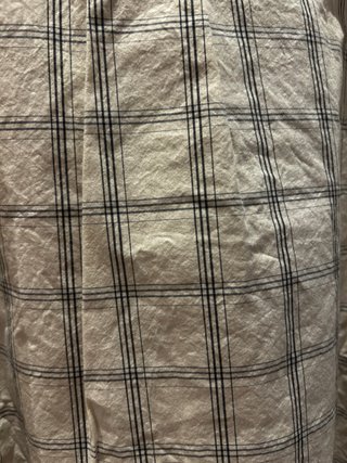 Camisa Massimo Dutti Nueva Beige Cuadros