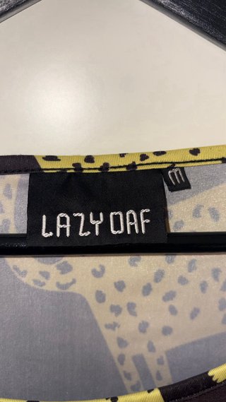 Vestido Lazy Oaf estampado M