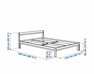 Estructura de cama Ikea Neiden 140 cm