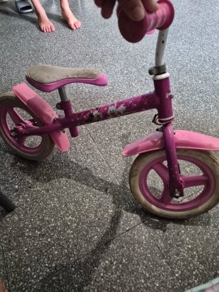 Bicicleta sin pedales Minnie Mouse