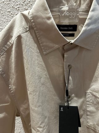 Camisa Massimo Dutti Beige Nueva