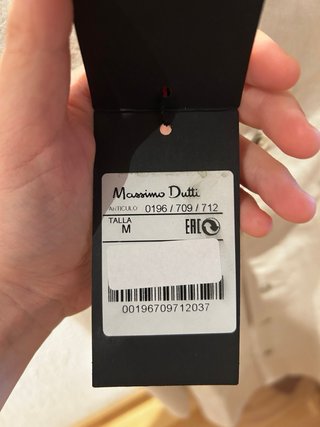 Camisa Massimo Dutti Beige Nueva