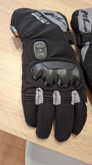 Guantes moto calefactables