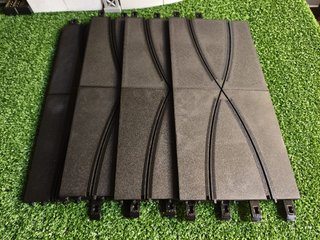 4 cambios de carril NINCO fabricadas en 3D negros