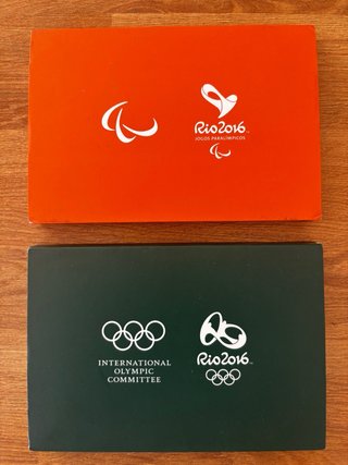 2 Scatole con Medaglie Giochi Olimpici Rio 2016