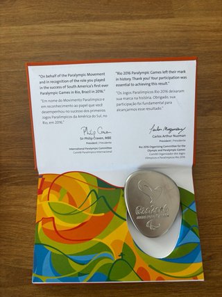 2 Scatole con Medaglie Giochi Olimpici Rio 2016