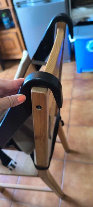 Trona portátil de madera handysitt