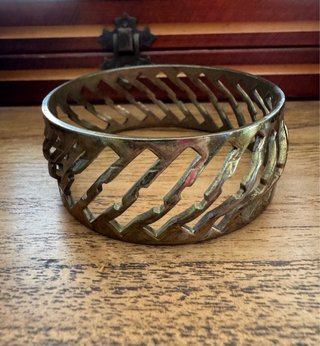 Brazalete vintage calado años 60-80