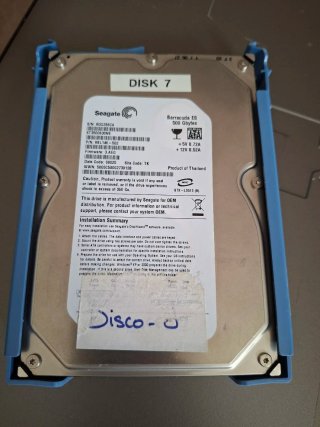 Disco Duro Seagate Barracuda ES 500GB