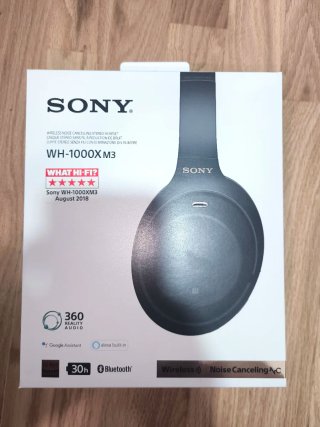 Sony WH-1000XM3 Auriculares Caja original, Estuche