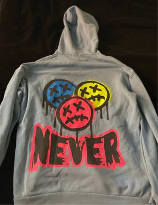 Felpa con stampa uomo XL, graphic hoodie