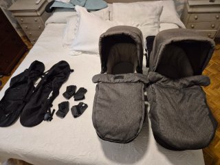 2 Capazos y 2 hamacas Mountain Buggy. Usado 4meses