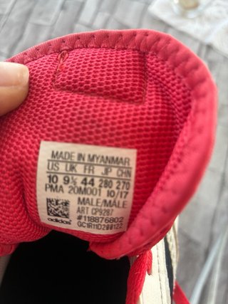 Zapatillas Fútbol Sala Blancas y Rojas