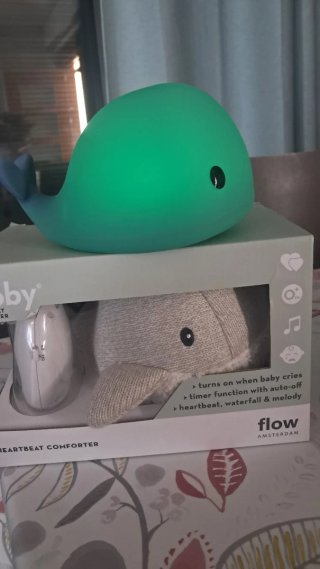 Pack  de peluche  musical  luz Moby Flow  nuevo