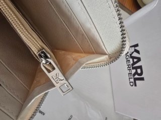 Cartera billetera Karl Lagerfeld Beige