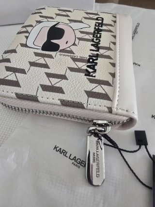 Cartera billetera Karl Lagerfeld Beige