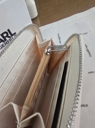 Cartera billetera Karl Lagerfeld Beige