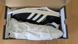 Zapatillas Adidas Gazelle Talla 41.5 Negras