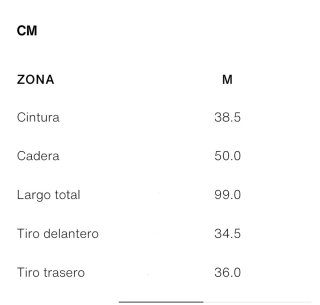 Pantalón recto bordado Zara