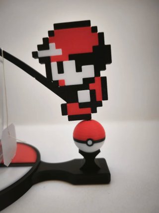 Posavasos Pokémon con rojo pescando