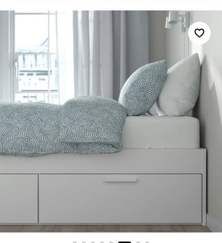 Estructura de cama Brimnes. Incluye Somier