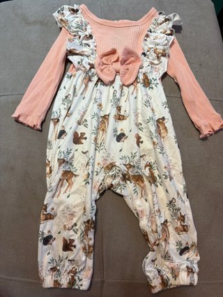 Conjunto mono bebé niña bosque