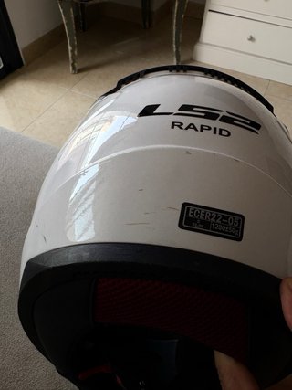 Casco Integral LS2 Rapid Talla S Blanco/Negro