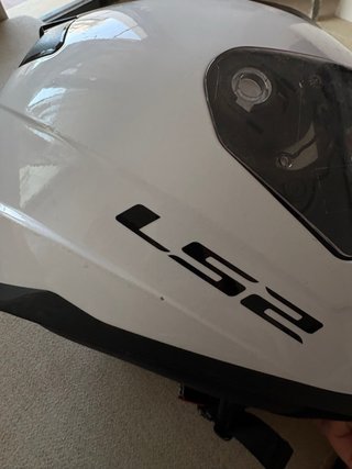 Casco Integral LS2 Rapid Talla S Blanco/Negro