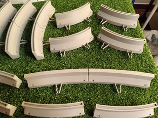 Muros 3D para pista gris Scalextric