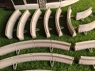 Muros 3D para pista gris Scalextric