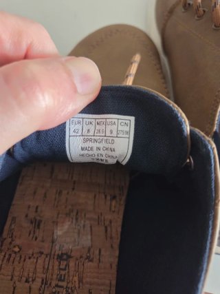 Zapatillas casual Springfield Hombre Talla 42