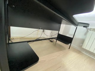 Escritorio Gaming Ikea Negro Freede 140/185x74x146