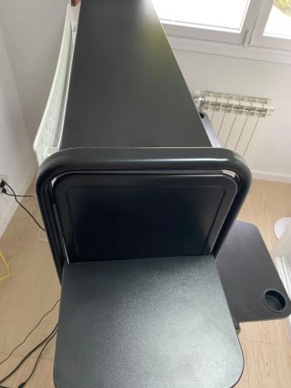 Escritorio Gaming Ikea Negro Freede 140/185x74x146