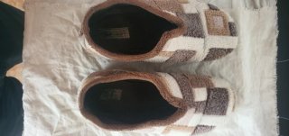 Zapatillas de casa de cuadros