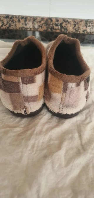 Zapatillas de casa de cuadros
