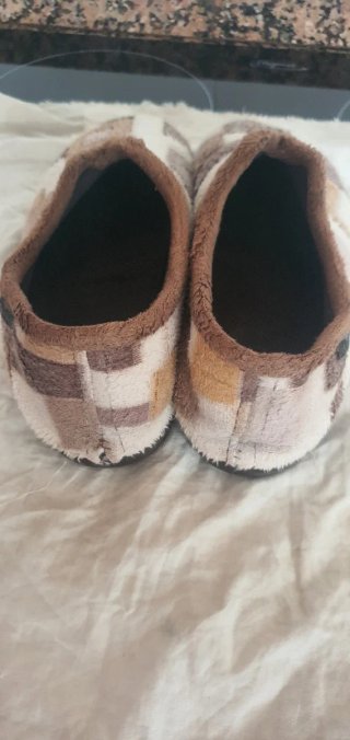Zapatillas de casa de cuadros
